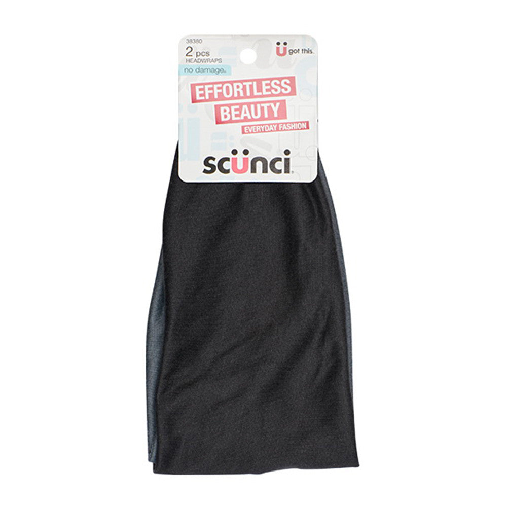 Scunci Extra Wide Hairbands, 2 Ea
